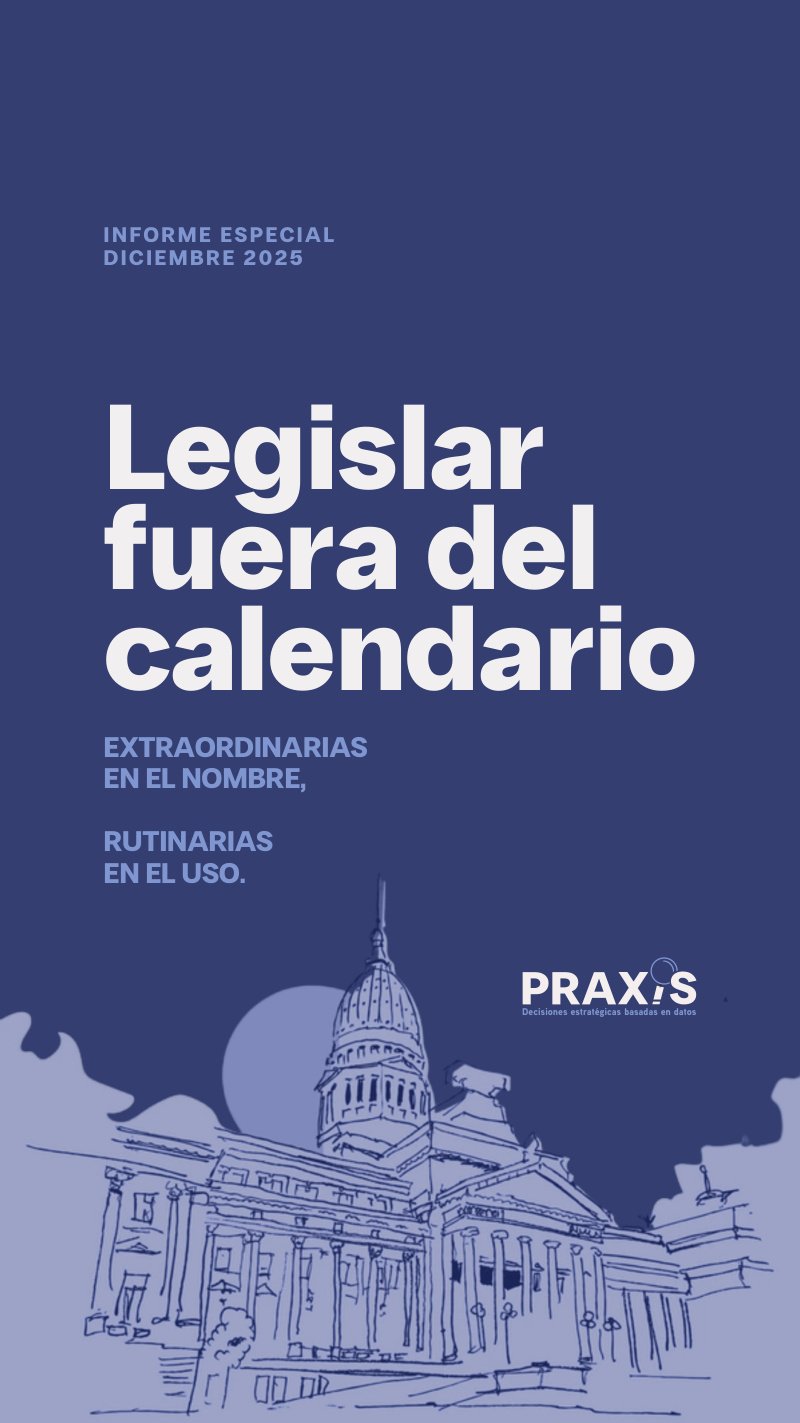 Legislar fuera del calendario